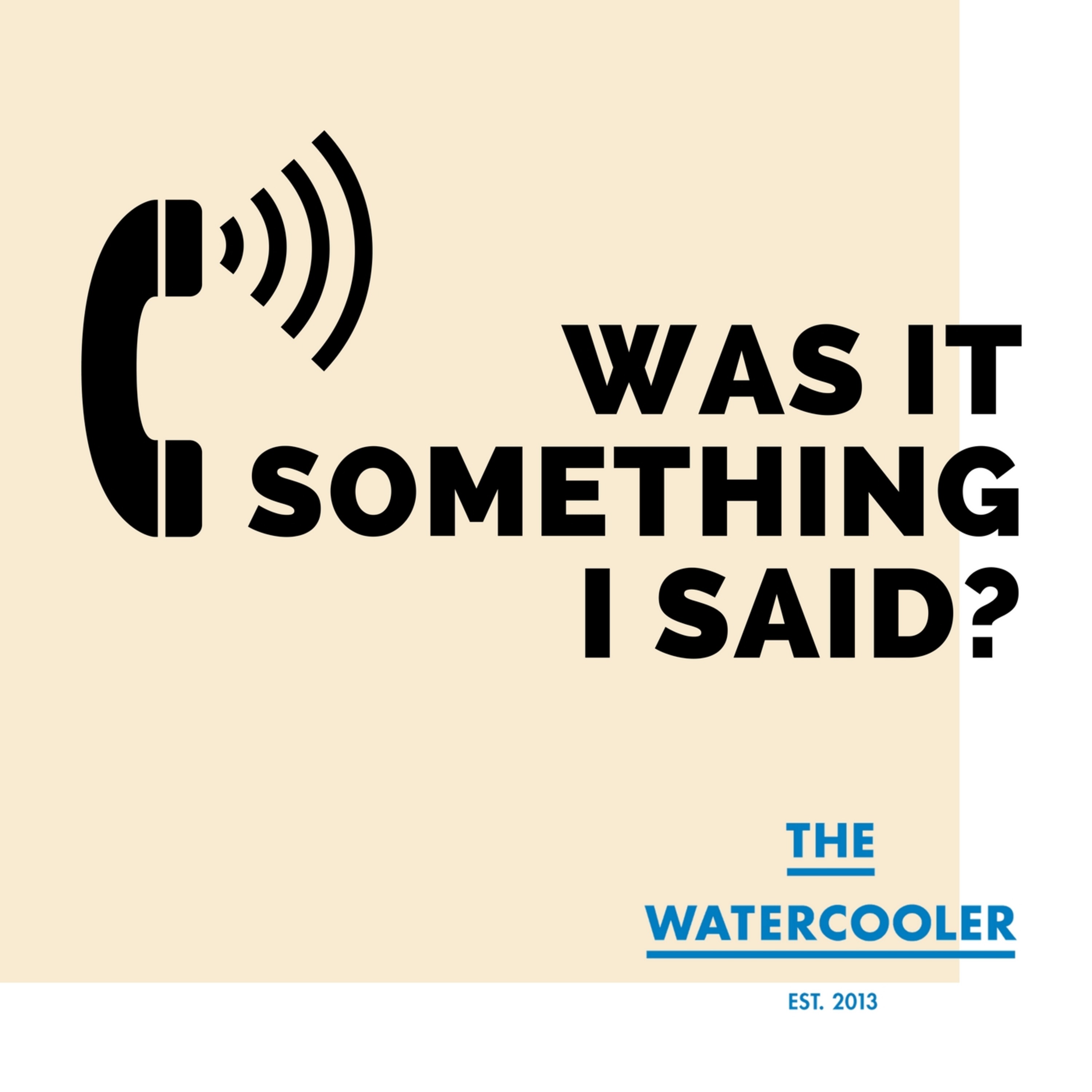 Wgtn #13: Was It Something I Said?