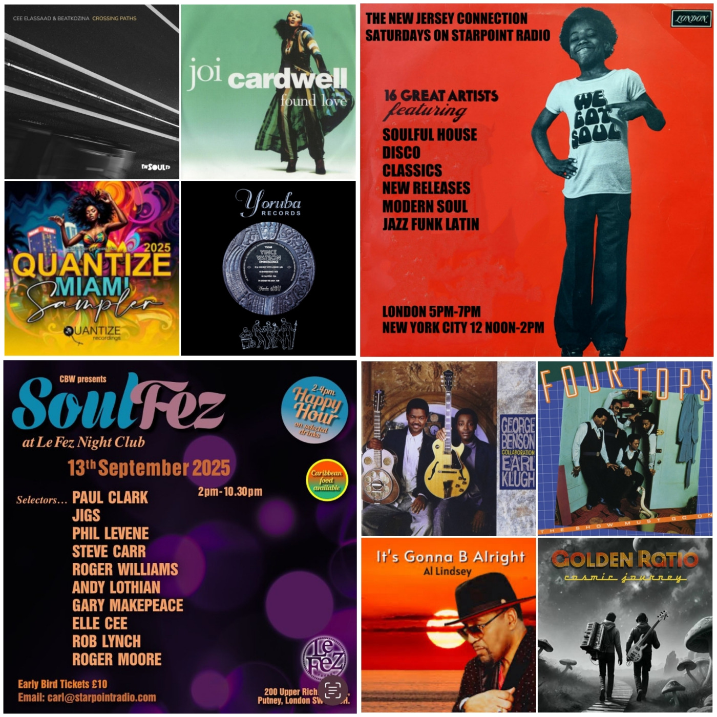 Episode 332: THE NEW JERSEY CONNECTION ON STARPOINT RADIO - APRIL 26, 2025 - SOULFUL HOUSE, DISCO, JAZZ-FUNK, NEW + CLASSIC SOUL