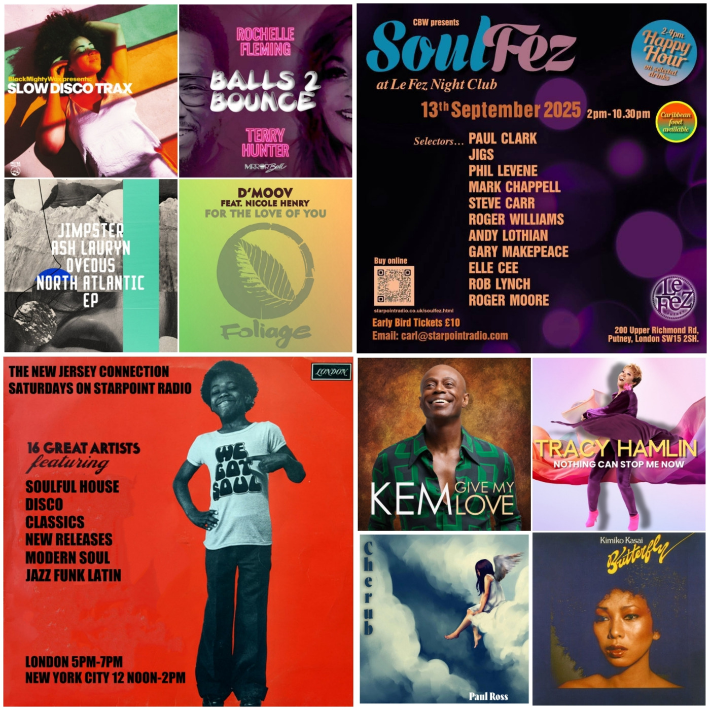 Episode 344: THE NEW JERSEY CONNECTION ON STARPOINT RADIO - SOULFUL HOUSE, JAZZ-FUNK, NEW + CLASSIC SOUL - AUGUST 2, 2025