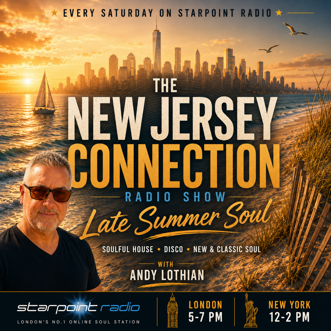 THE NEW JERSEY CONNECTION ON STARPOINT RADIO - OCTOBER 3, 2026 - SOULFUL + CLASSIC HOUSE/JAZZ FLAVAS/NEW + CLASSIC SOUL episode artwork