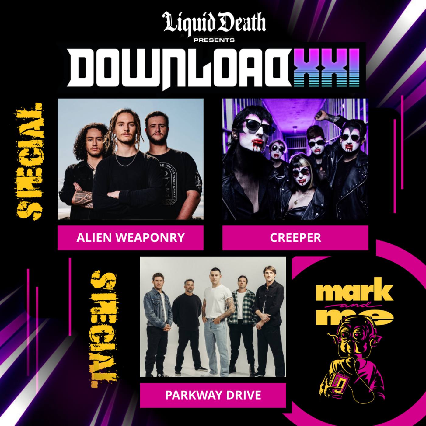 Episode 362: Download Festival Special - Alien Weaponry, Creeper and Parkway Drive